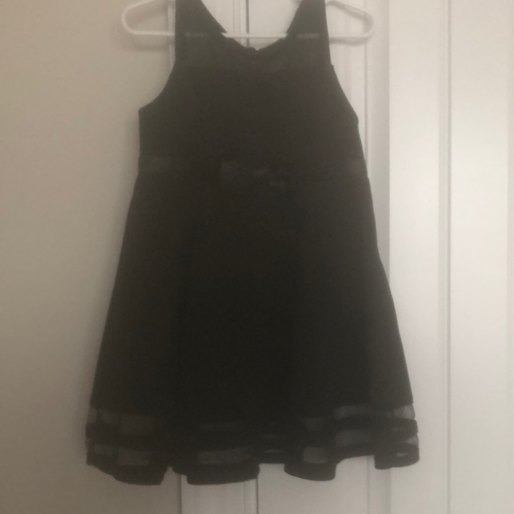 Calvin Klein Black Halter A-Line Cocktail Dress